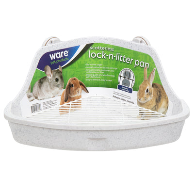 Ware Scatterless Lock-N-Litter Pan For Small Animals