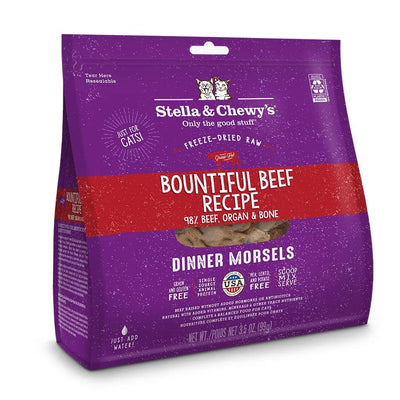 Stella & Chewy's Bountiful Beef Dinner Morsels, Freeze-Dried Raw Cat Food