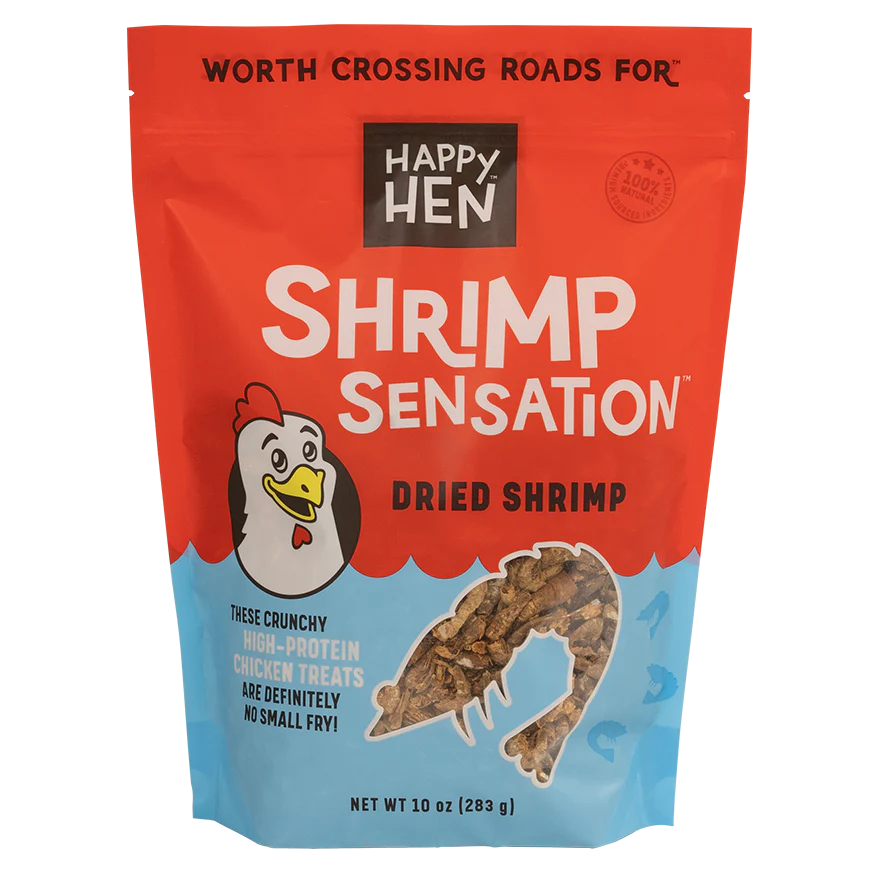 Happy Hen Treats Shrimp Sensation 2-lb, Poultry Treats