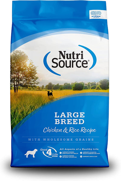Nutrisource Large Breed Adult Chicken And Rice Recipe 26-lb, Dry Dog Food