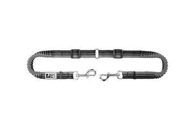 RC Pets Black Bungee Leash Coupler For Dogs