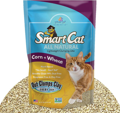Smart Cat Corn + Wheat 20-lb, Cat Litter