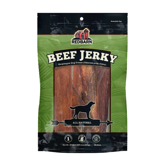 Redbarn Medium Beef Jerky 6-Count, Dog Chew