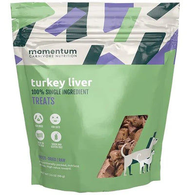Momentum Freeze-Dried Turkey Liver 3.5-oz, Dog & Cat Treat