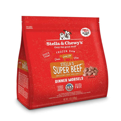 Stella & Chewy's Beef Morsels 4-lb, Frozen Raw Dog Food