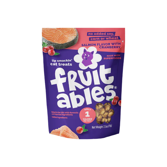 Salmon Cranberry Cat Treats, 2.5-oz Bag