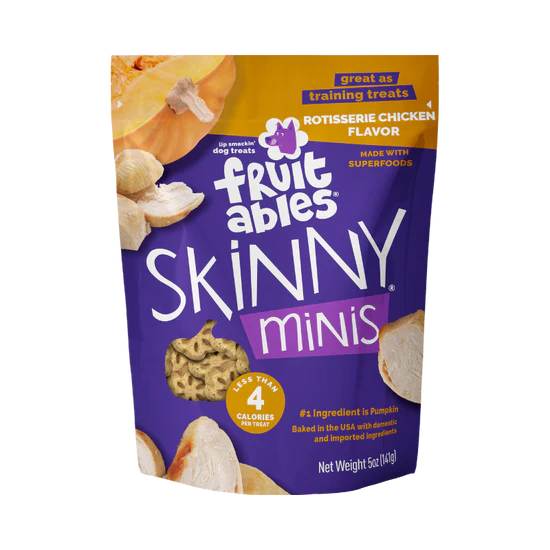 Fruitables Skinny Minis Rotisserie Chicken 5-oz, Dog Treat