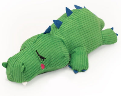 Zippy Paws Snooziez With Shhhqueaker Alligator, Dog Toy