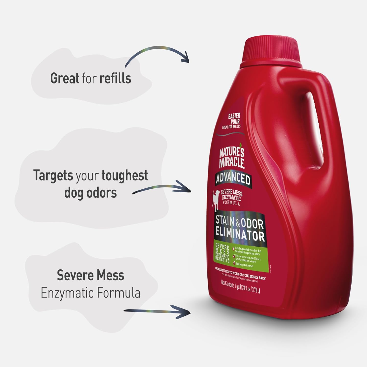 Nature s Miracle Advanced Enzymatic Stain Odor Eliminator 1 Gal Anaheim Feed Pet Supply