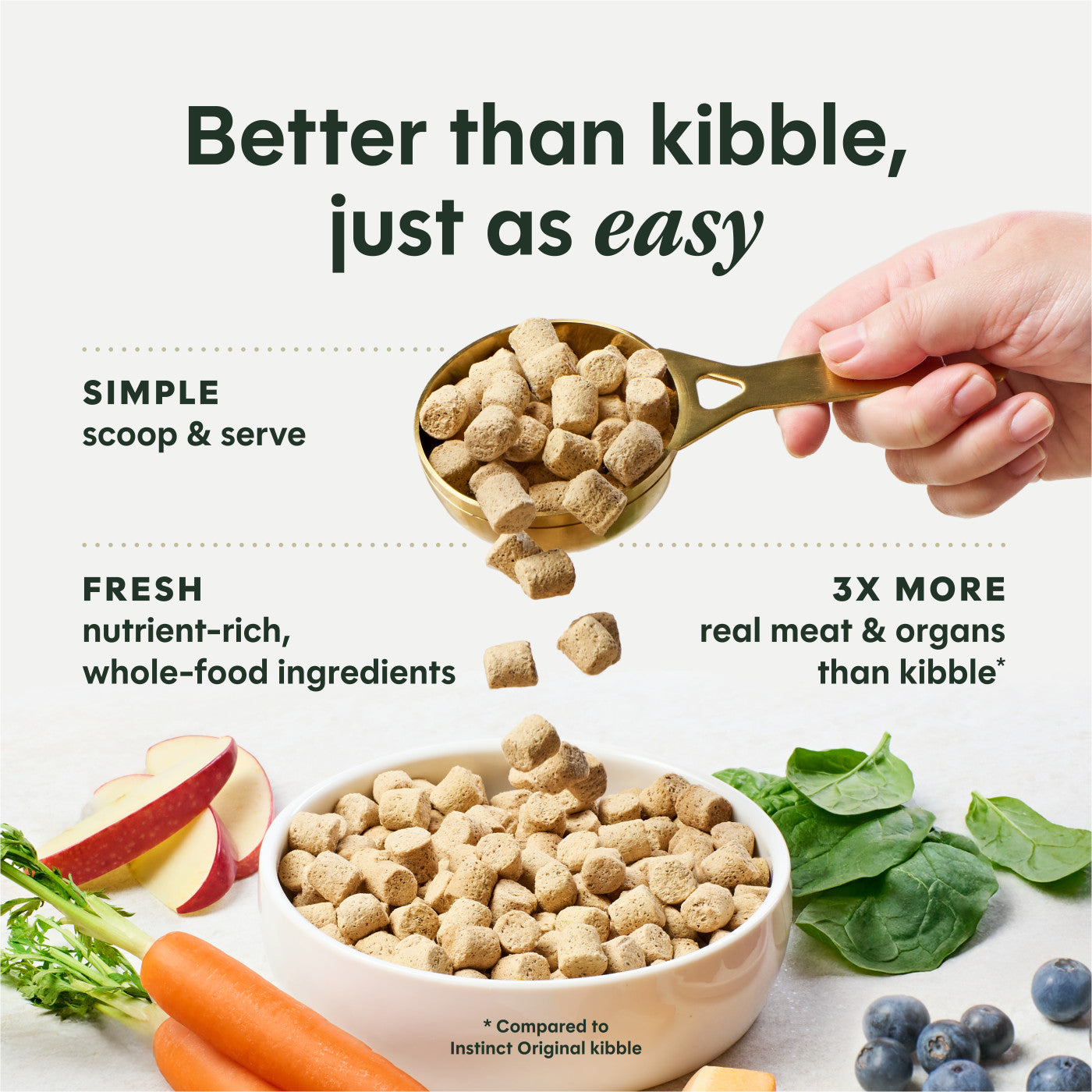 Instinct Raw Freeze-Dried Meals Real Lamb Recipe Dog Food