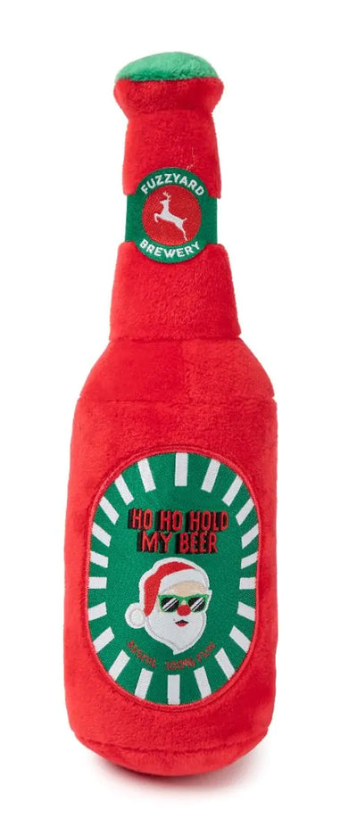 FuzzYard Ho Ho Hold My Beer, Dog Toy