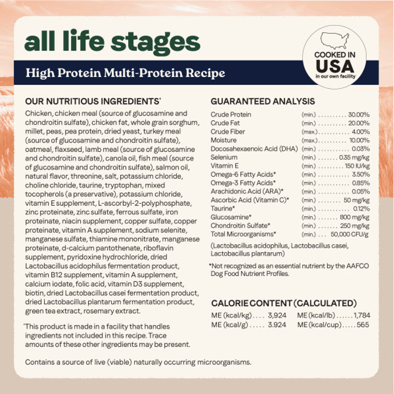 Canidae All Life Stages High Protein Dry Dog Food, Multi-Protein Recipe Dry Dog Food, 27-lb Bag