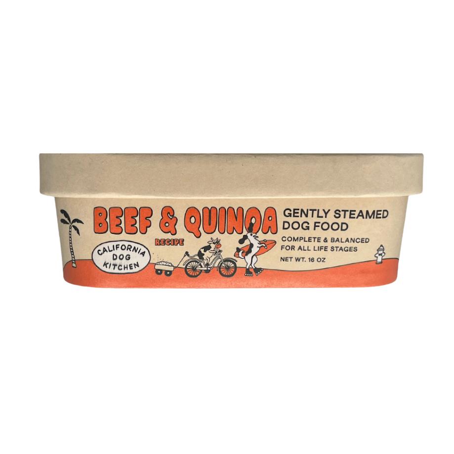 California Dog Kitchen Frozen Gently Cooked Beef & Quinoa Recipe Dog Food