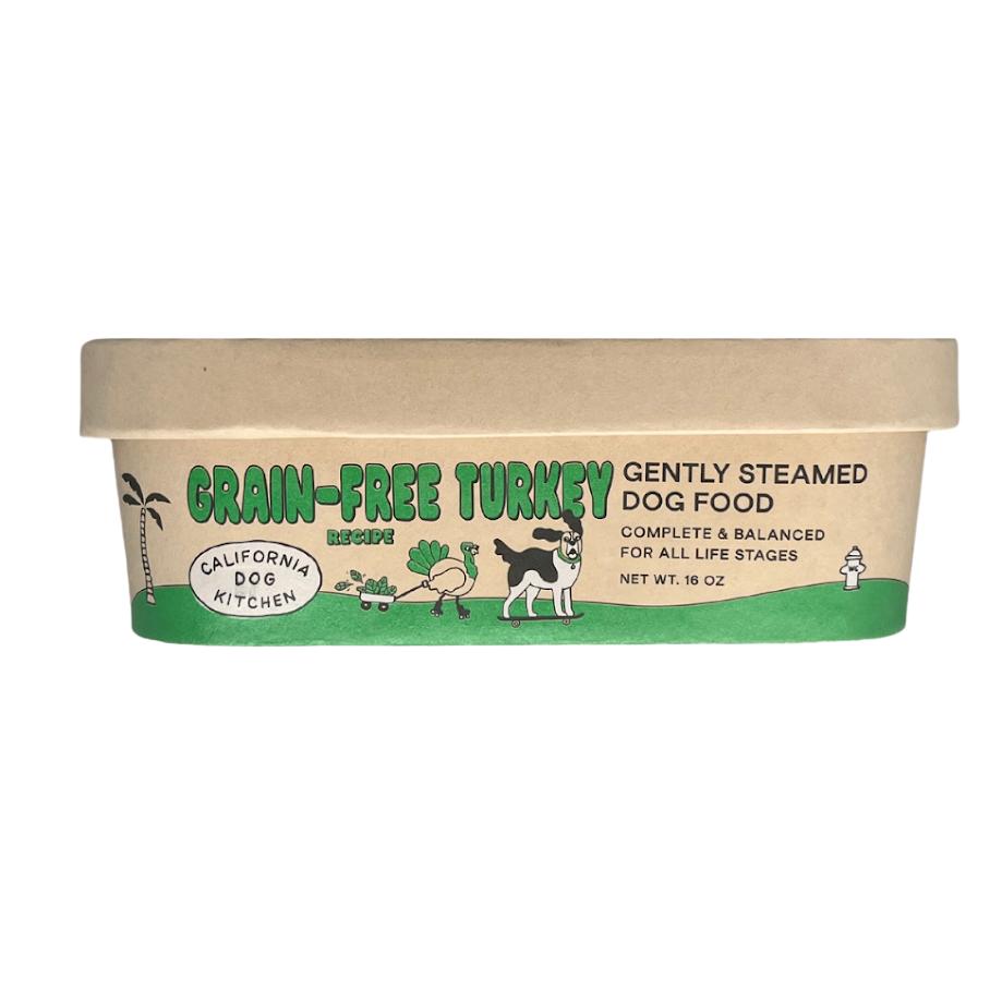 California Dog Kitchen Frozen Gently Cooked Grain-Free Turkey Recipe Dog Food
