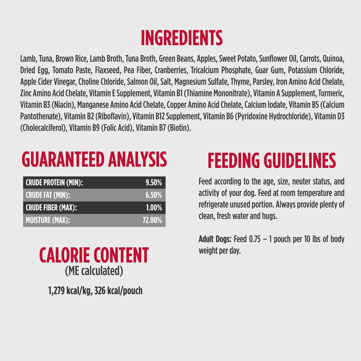 Nulo Gently-Cooked Meals Lamb & Apple Recipe, Wet Dog Food, 9-oz Case of 8