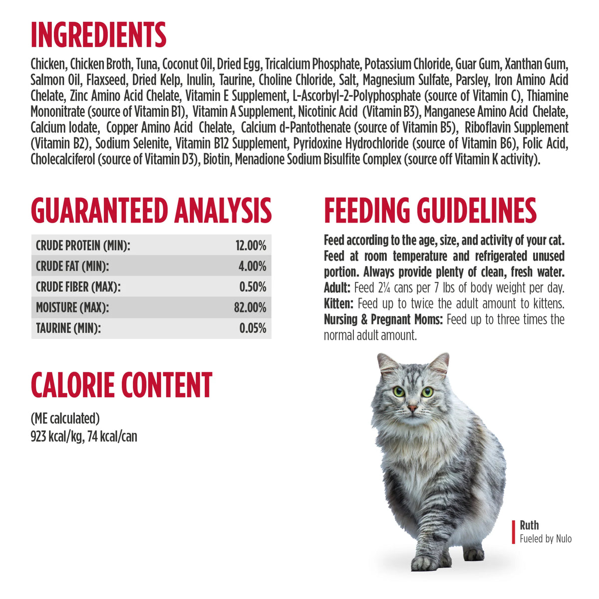 Nulo Finely Minced Chicken & Tuna Recipe, Wet Cat Food, 2.8-oz Case Of 12