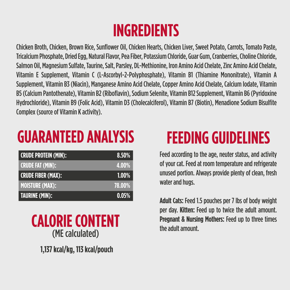 Nulo Gently-Cooked Meals Chicken Recipe, Wet Cat Food, 3.5-oz Case of 24