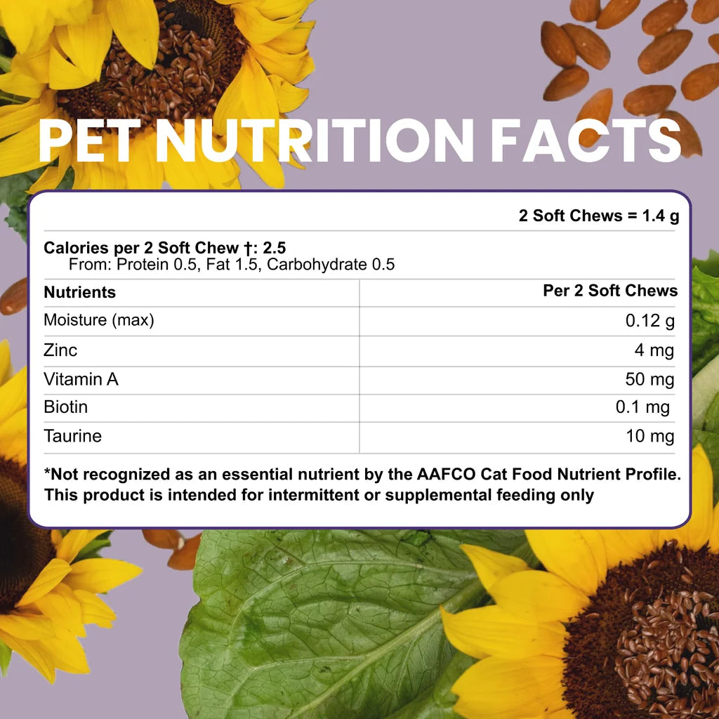 Paco & Pepper Meowtamins Skin & Coat Formula, 60-count