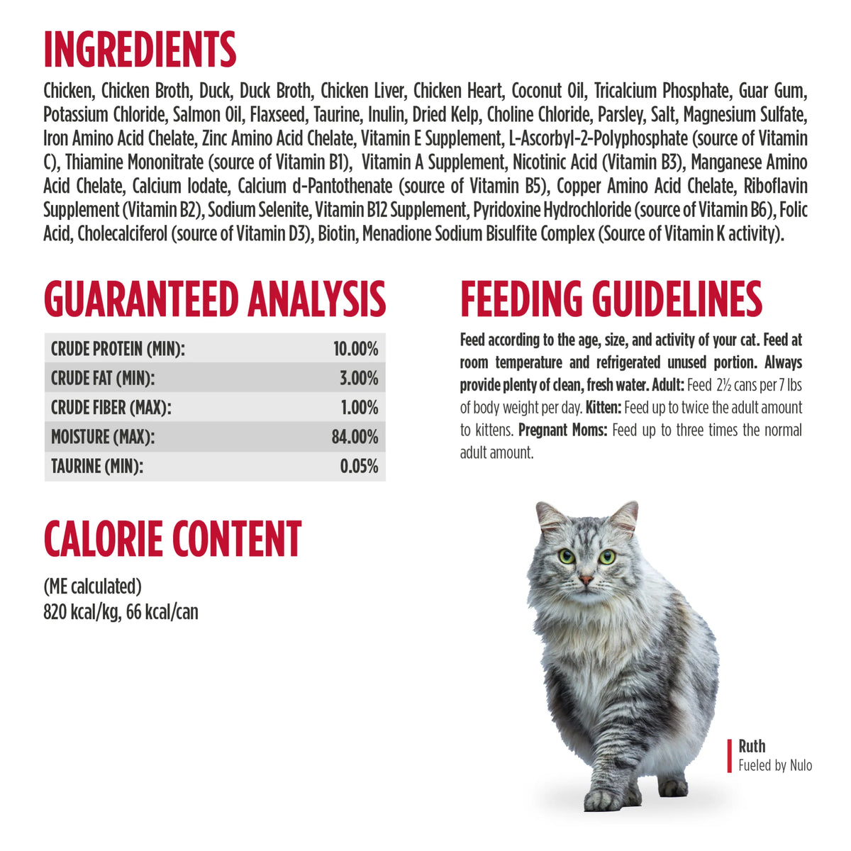 Nulo Real Shreds with Organ Meat Chicken & Duck Recipe, Wet Cat Food, 2.8-oz Case Of 12