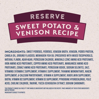Natural Balance Limited Ingredient Sweet Potato & Venison Recipe Paté 13oz, Wet Dog Food, Case Of 12