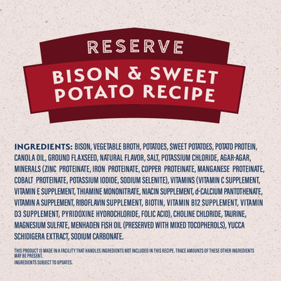 Natural Balance Limited Ingredient Bison & Sweet Potato Recipe Paté 13oz, Wet Dog Food, Case Of 12