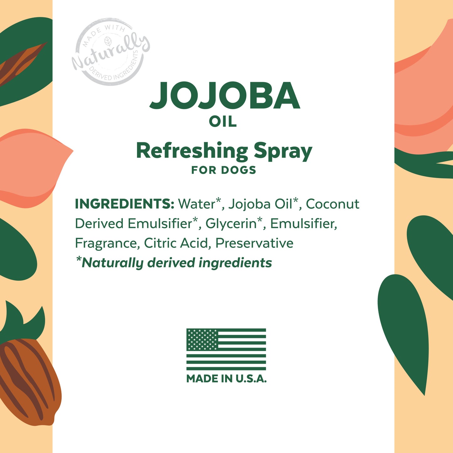 Tropiclean Essentials Jojoba 8-oz, Deodorizing Spray