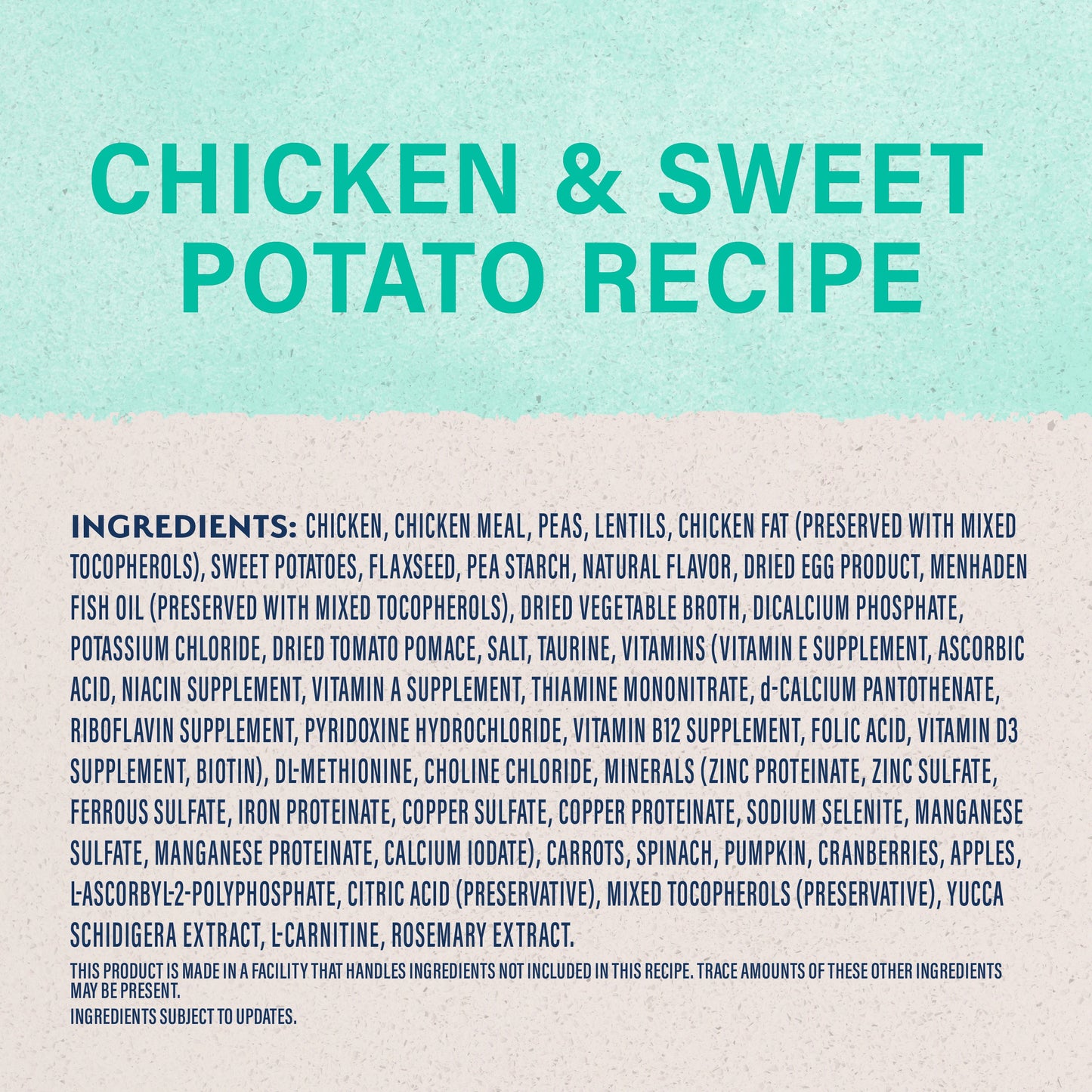 Natural Balance® Ultra Grain Free Chicken & Sweet Potato Recipe 24-lb, Dry Dog Food
