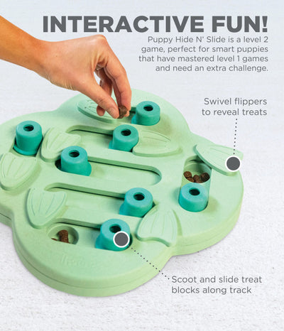 Outward Hound Hide N' Slide Interactive Treat Puzzle For Dogs