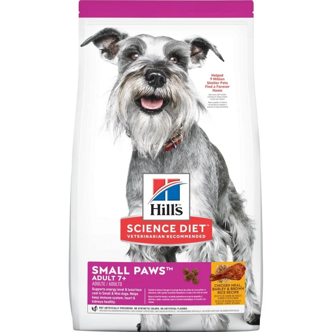 Hill's® Science Diet® Adult 7+ Small Paws™ Chicken Meal, Barley & Brown Rice Recipe Dry Dog Food