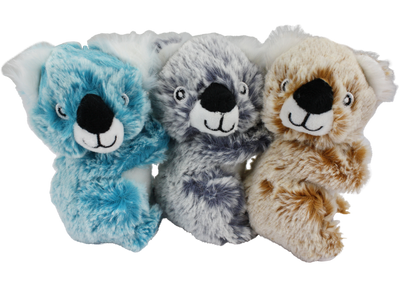 Multipet Mini Pet Koala 5-Inch, Assorted Colors, Dog Toy