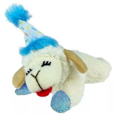 Multipet Lamb Chop Birthday Hat 4-Inch, Cat Toy