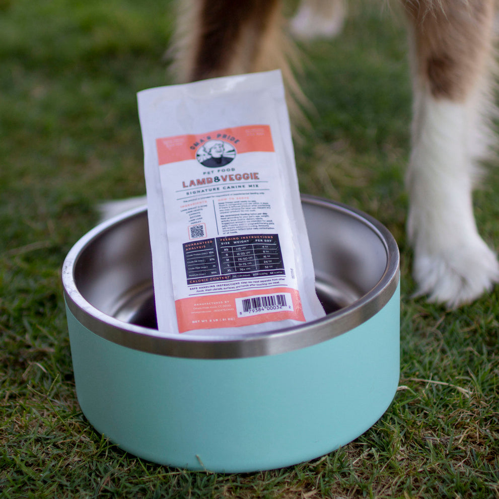 Oma's Pride Dog Lamb Signature Mix, Frozen Raw Dog Food Supplement