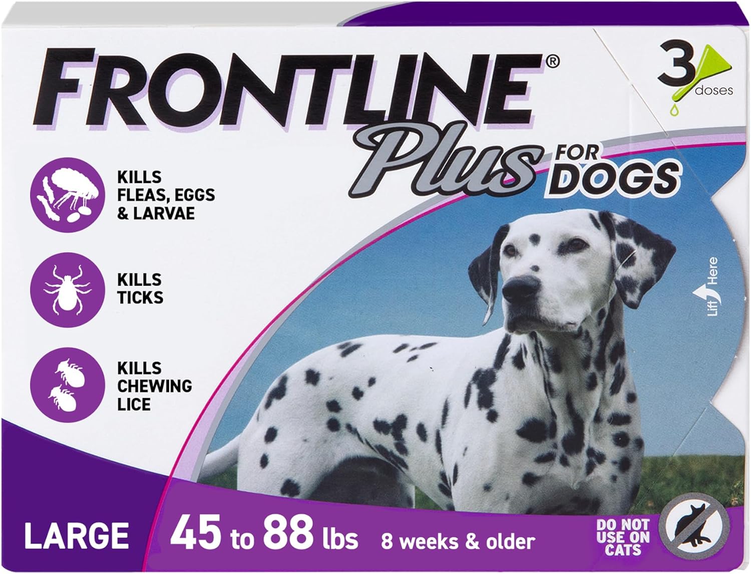 Frontline Plus Flea Tick Treatment For Dogs 3 Pack Anaheim Feed Pet Supply