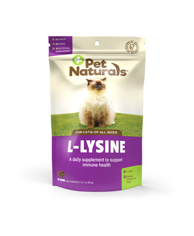 Pet Naturals  L-Lisine Chews 60-Count, Cat Supplement