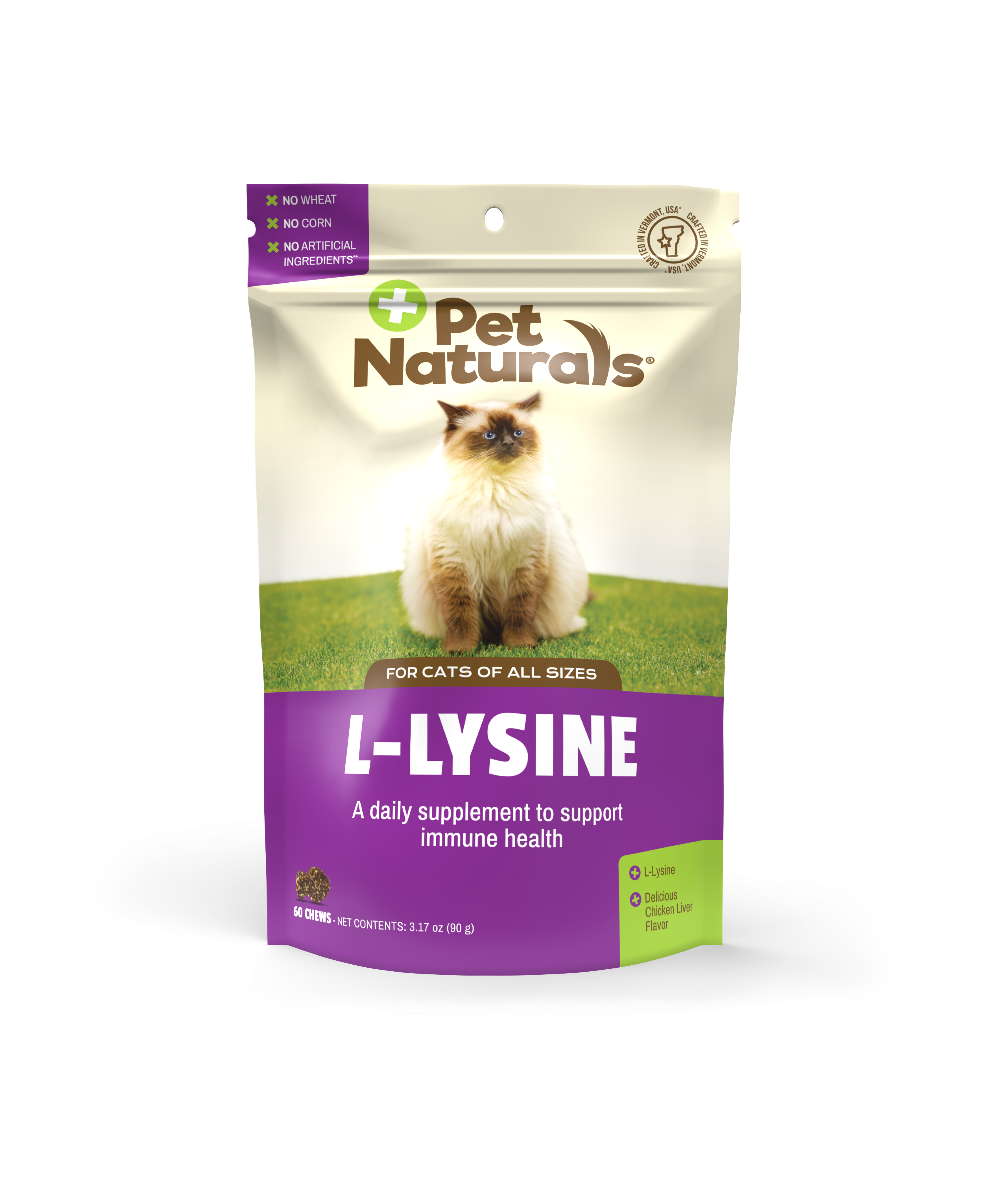 Pet Naturals  L-Lisine Chews 60-Count, Cat Supplement