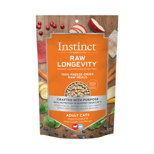 Instinct Raw Longevity 100% Freeze-Dried Raw Beef & Cod Adult Cat Food, 9.5-oz Bag