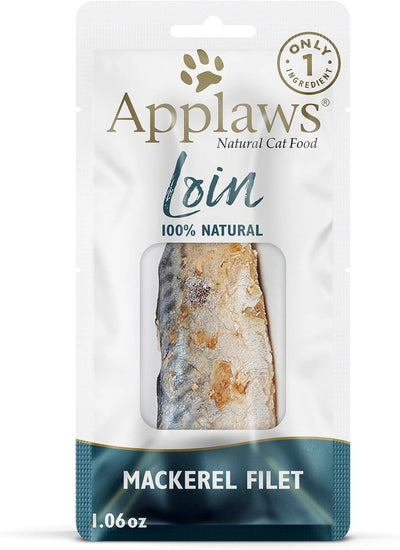 Applaws Loin Mackerel Grain-Free Fillet 1.06-oz, Cat Treat