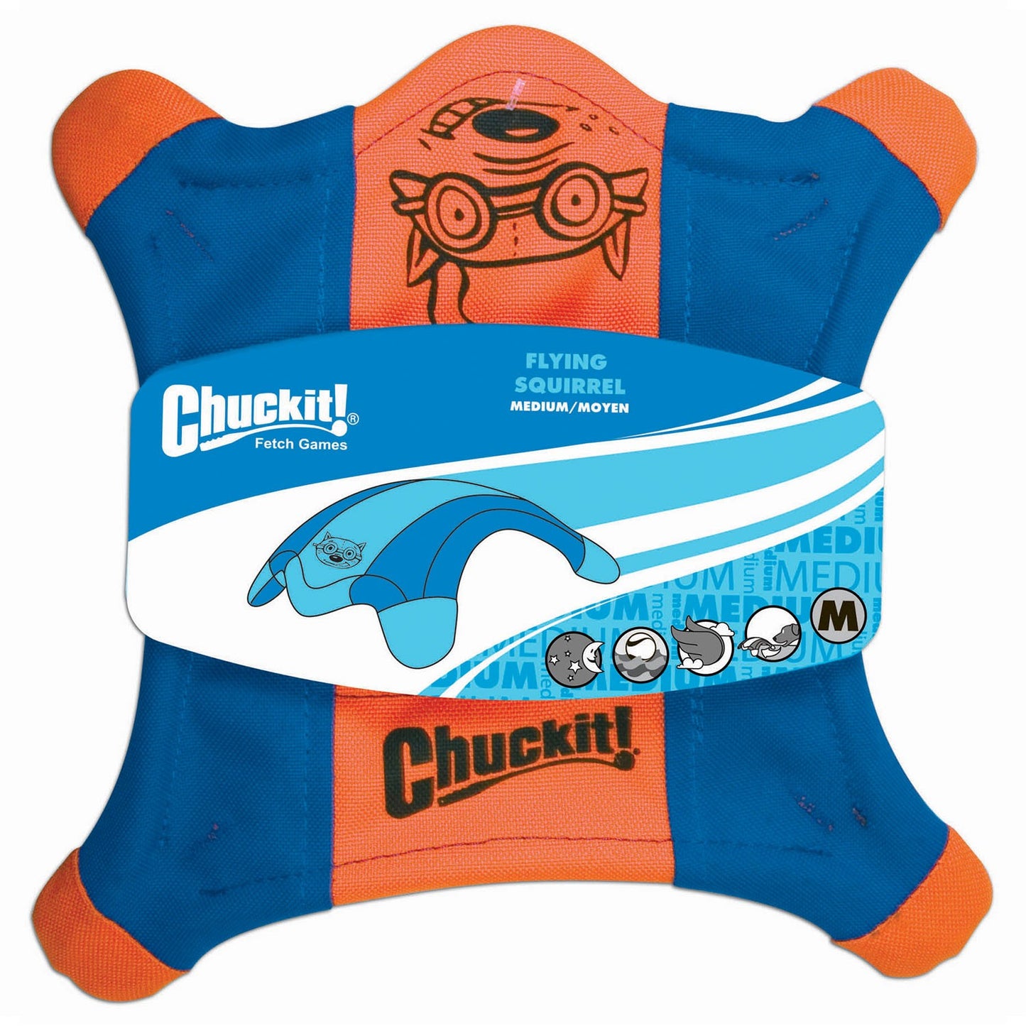 Chuckit! Medium Flying Squirrel, Dog Toy