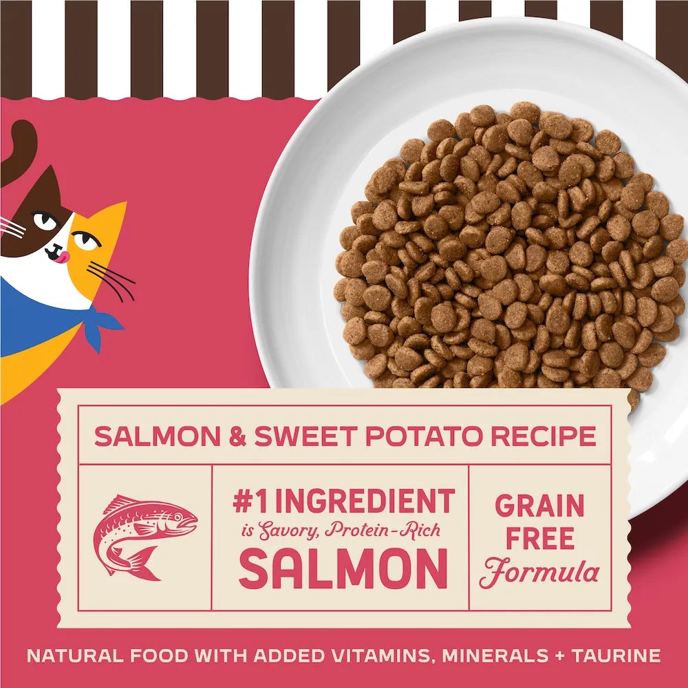 Merrick Purrfect Bistro Grain Free-Salmon and Sweet Potato, Dry Cat Food