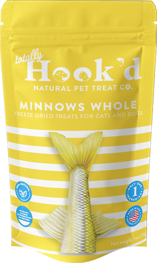 Totally Hook'd Freeze-Dried Minnow 1-oz, Dog & Cat Treat