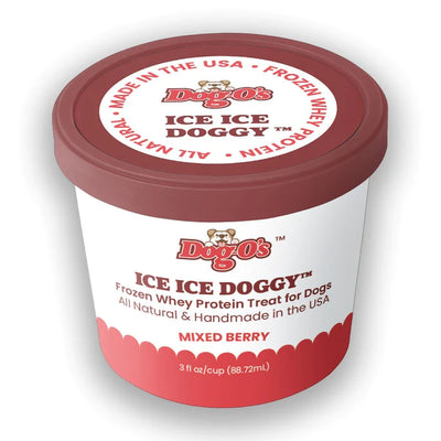 Dog-O'S Ice Ice Doggy Mixed Berry 3-oz, 4-Pack, Frozen Dog Treat