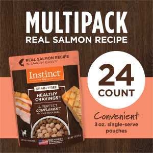 Instinct Healthy Cravings Real Salmon Recipe 3-oz, Dog Food Topper