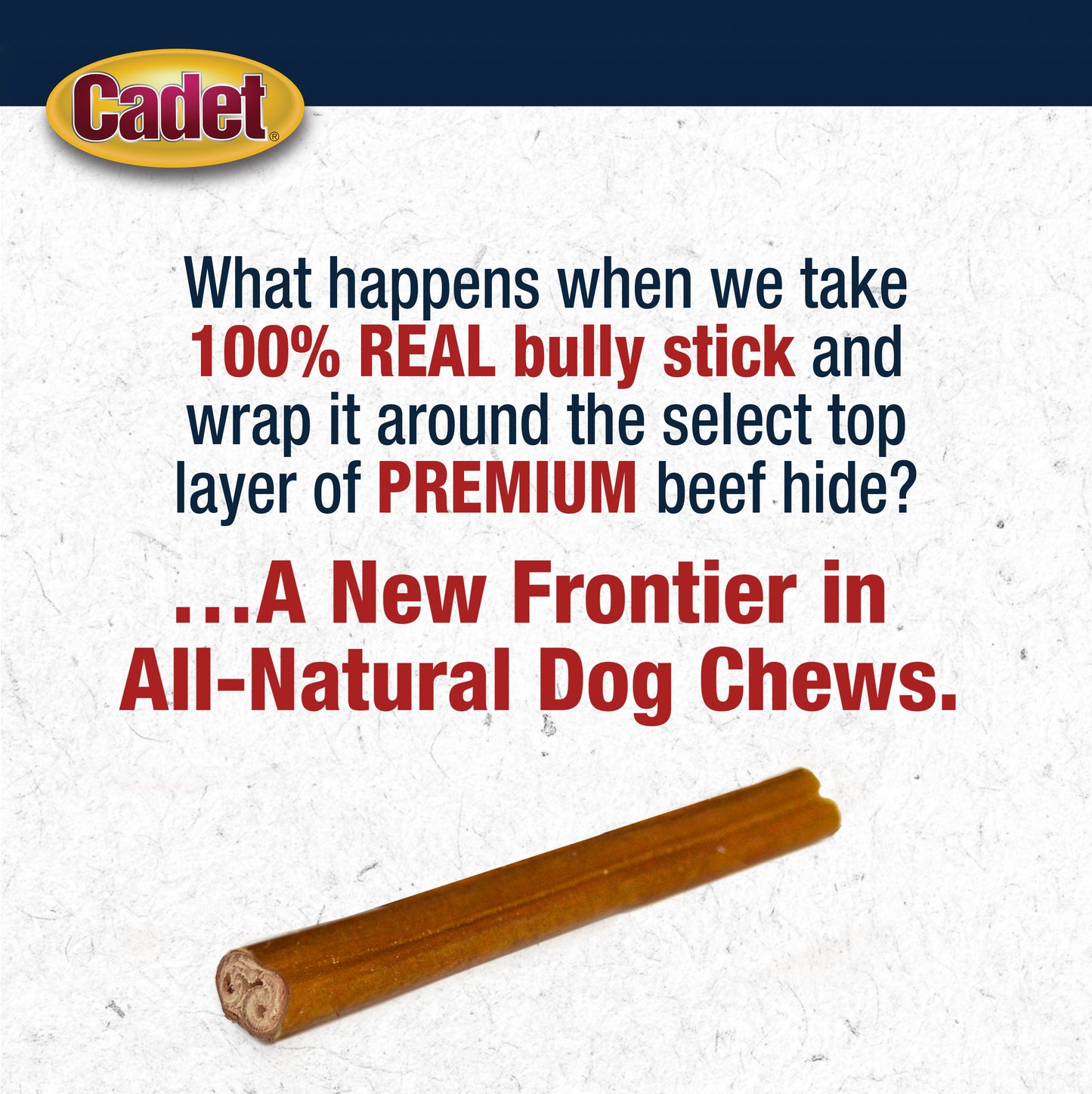 Cadet  Bully Hide Sticks 10-Inch 4-Pack, Dog Chew