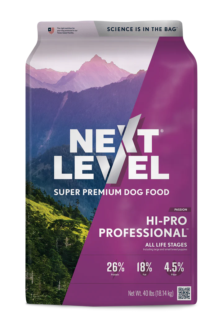 Next Level Hi-Pro Professional, Dry Dog Food, 40-lb Bag