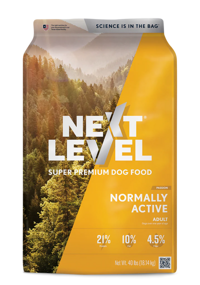 Next Level Normally Active, Dry Dog Food, 40-lb Bag