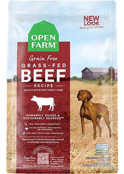 Open Farm Grain Free Grass-Fed Beef Dry Dog Food