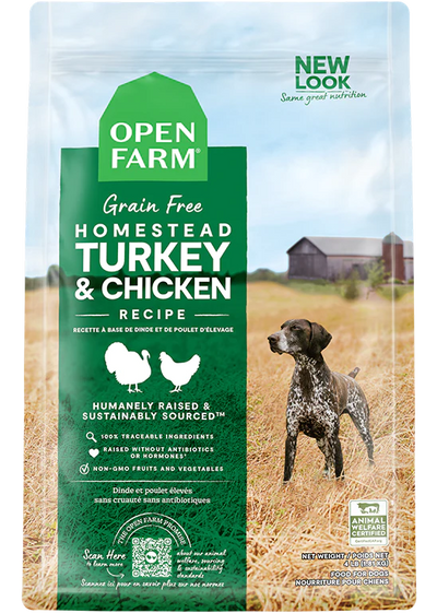 Open Farm Homestead Turkey & Chicken Grain-Free, Dry Dog Food