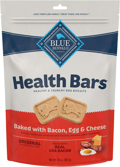 Blue Buffalo Health Bars Bacon, Egg, And Cheese Recipe 16-oz, Dog Treat