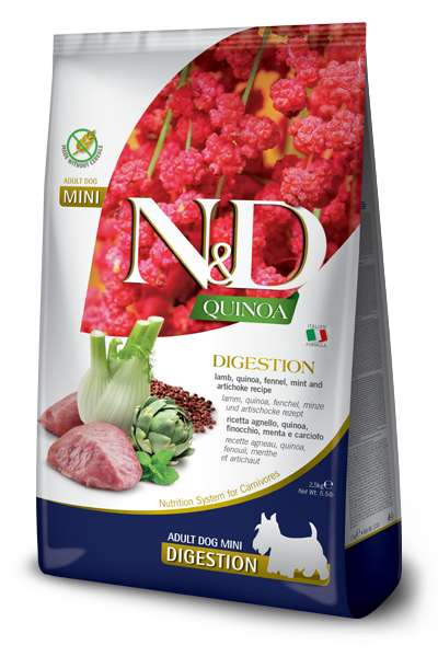 Farmina N&D Quinoa Weight Management Lamb Mini 5.5-lb, Dry Dog Food
