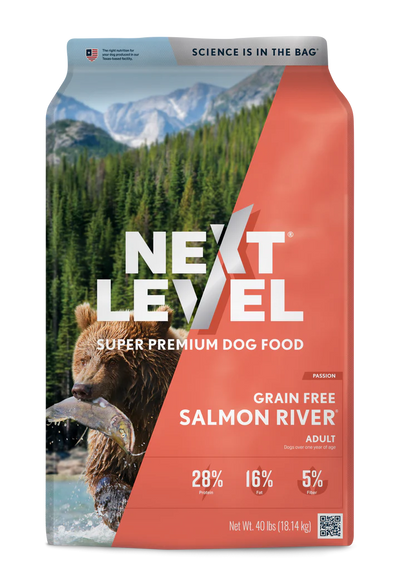 Next Level Grain Free Salmon River, Dry Dog Food